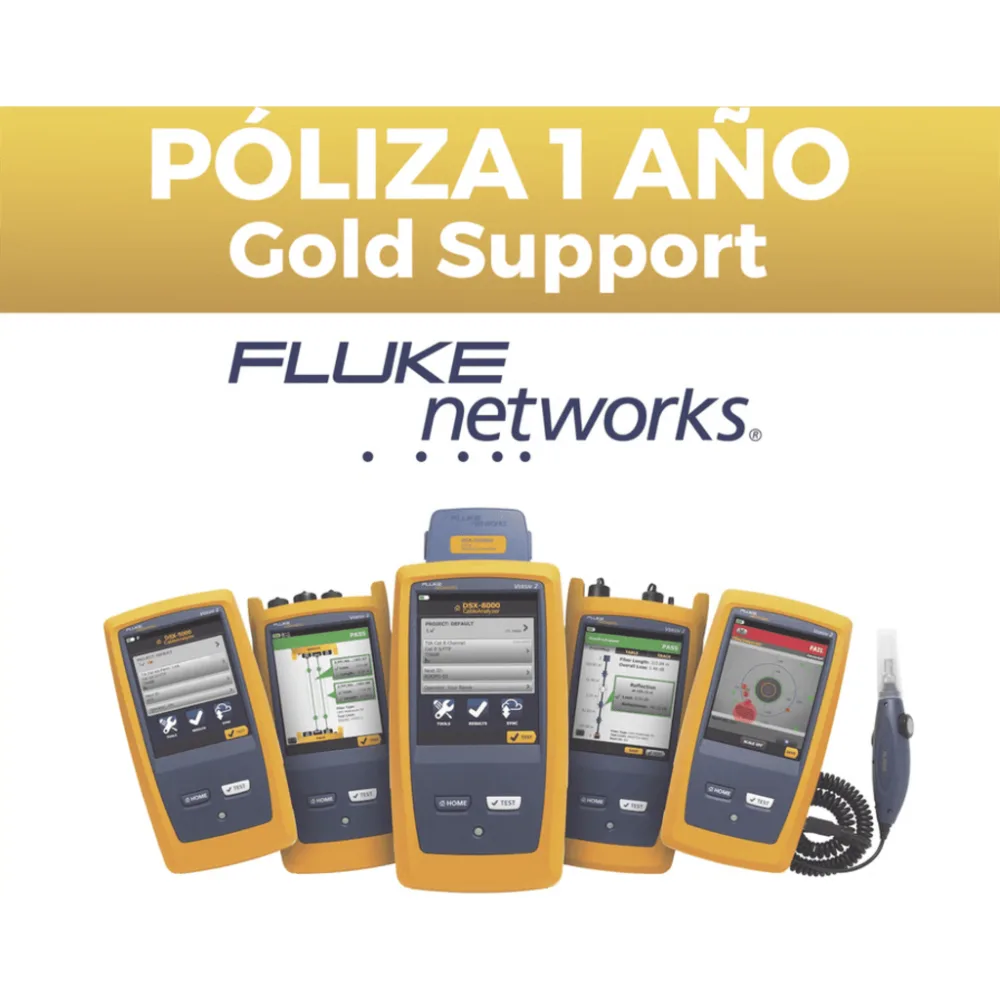 Poliza de 1 Año de Soporte Gold para Certificador DSX2-8000INT