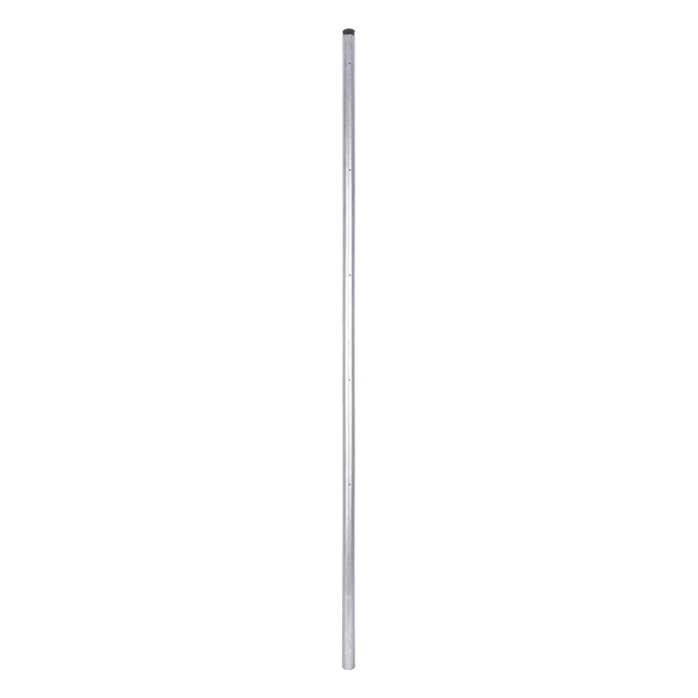 Poste de Esquina / Tubo Galvanizado G60 / 1.20 m (3.9 ft) / 5 Perforaciones / 1" Diámetro / Para Cerco Eléctrico