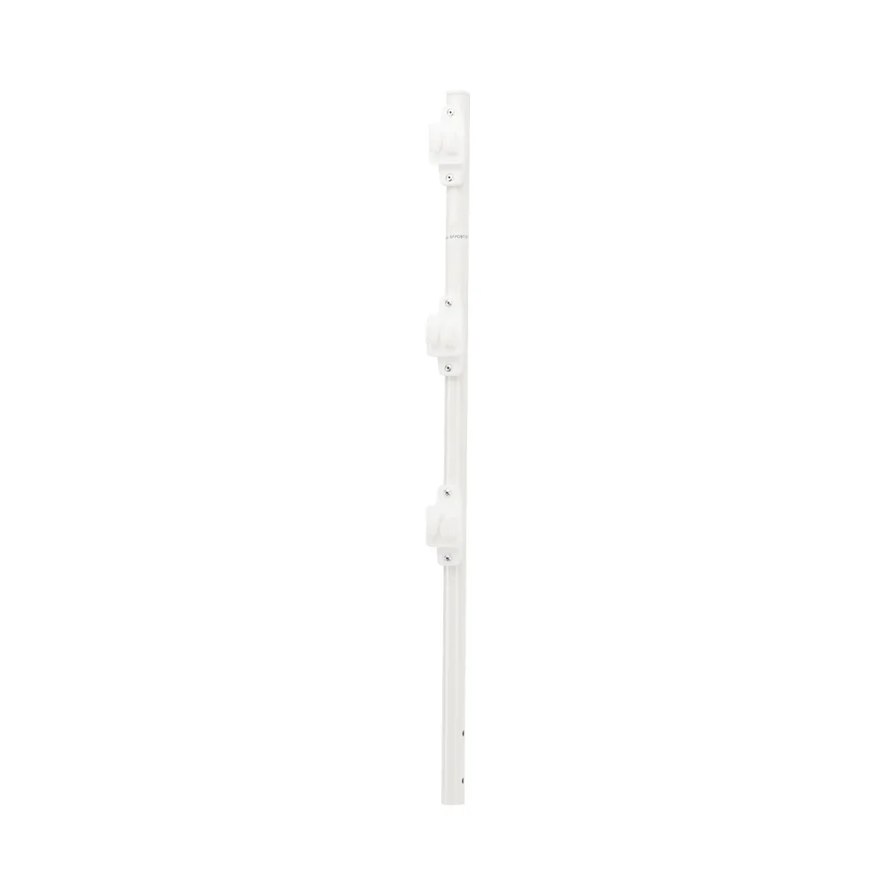 Poste de Paso / Tubo de Acero Galvanizado / Diámetro 1" / Longitud 75 cm / 3 Aisladores / Pintura Blanca / Peso 0.5 KG – vista 3