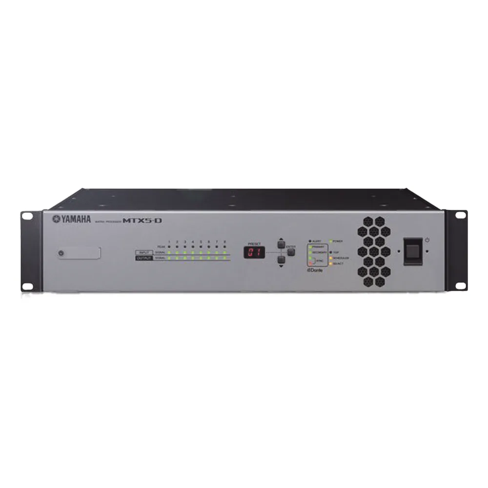Procesador Matricial de Audio | DSP | 34 Entradas (entre digital y análogas)  x 16 Salidas | Ideal para Instalaciones Comerciales |  Interfaz Dante