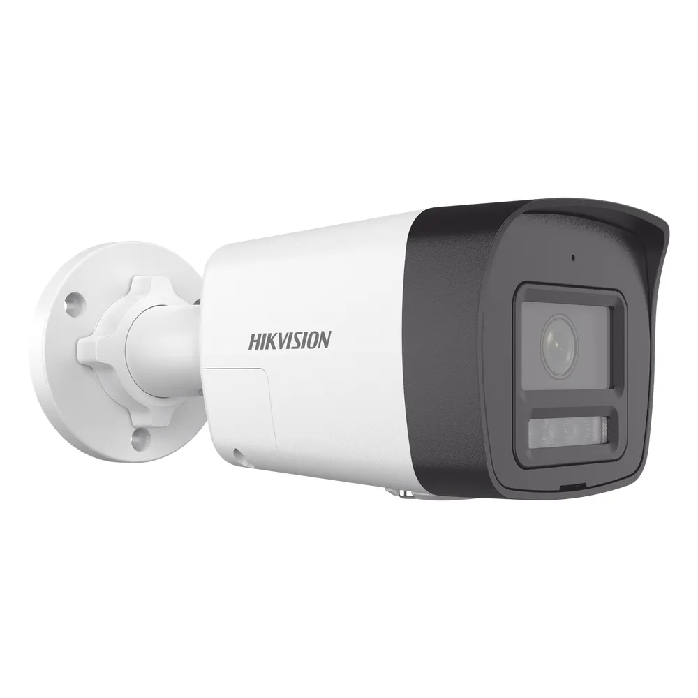 [PROTECCIÓN ACTIVA] Bala IP 4 Megapixel / Lente 2.8 mm / Dual Light (30 mts IR + 20 mts Luz Blanca)  / Audio de Dos Vías /  Luz Intermitente y Alerta de Audio / Micrófono Integrado / ACUSENSE Lite / Exterior IP67 / H.265 / PoE – vista 2