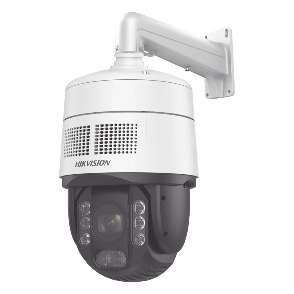 [PROTECCIÓN ACTIVA] Domo PTZ IP 4 Megapixel / 32X Zoom / 200 mts IR / Potente Alerta Audible y Luz Estroboscópica hasta 100 Metros / ACUSENSE / IP67 / IK10 /  / Autoseguimiento 2.0 / Hi-PoE / DARKFIGHTER / Rapid Focus / Micro SD