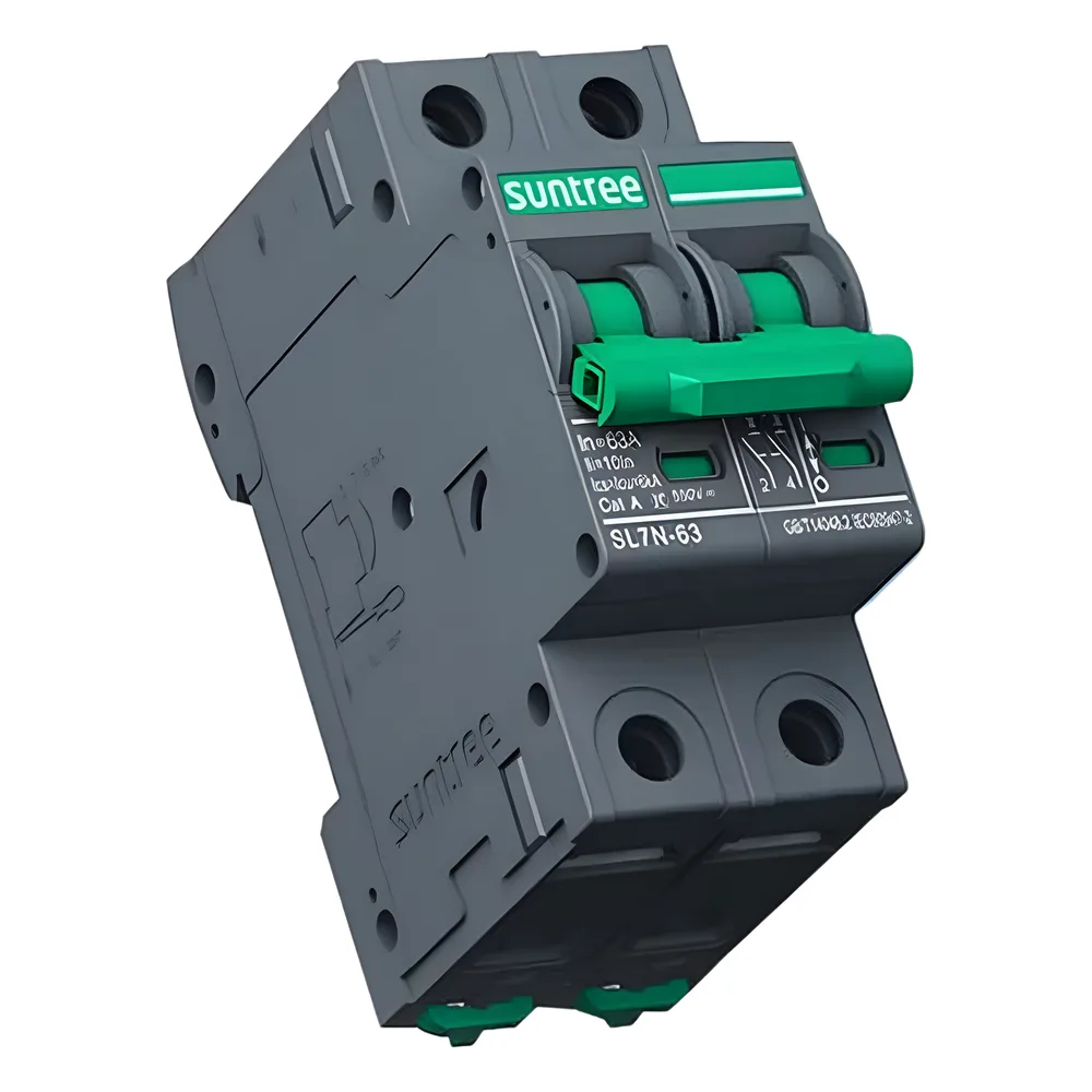 Protección Térmica/ Interruptor 2P, 20 A, Corriente Directa 800 Vcc para Aplicación Fotovoltaica Montaje Riel DIN