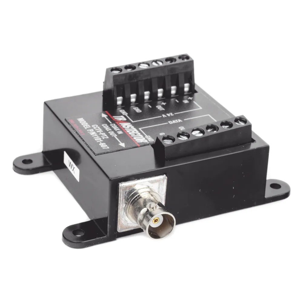 Protector Cámaras PTZ CCTV / SASD / 12-24V + Coaxial BNC + RS-232/422/485 / 150A / Bidireccional – vista 4