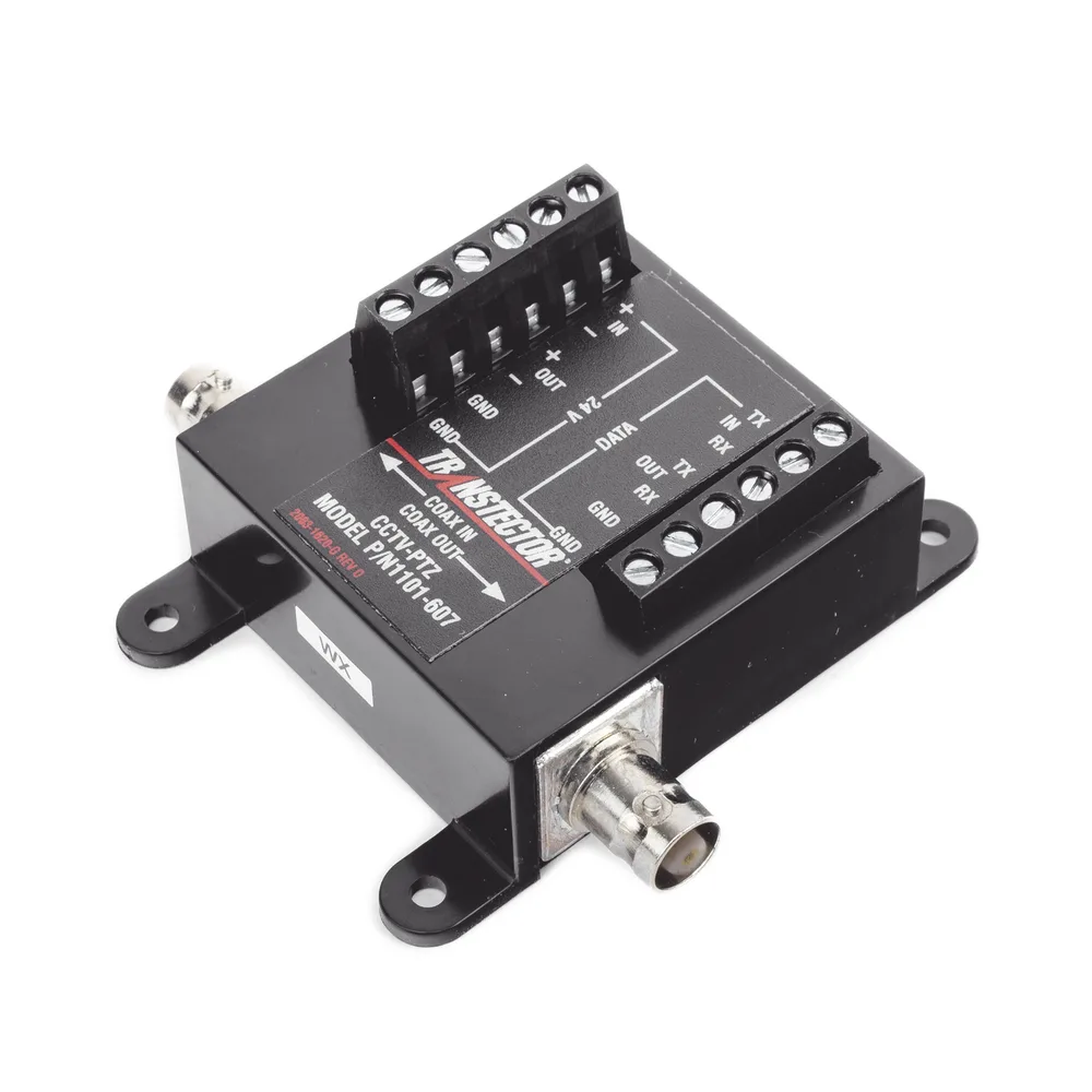 Protector Cámaras PTZ CCTV / SASD / 12-24V + Coaxial BNC + RS-232/422/485 / 150A / Bidireccional – vista 6