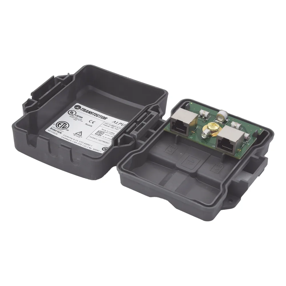 Protector PoE Exterior Gigabit / Tubo de Descarga de Gas GDT / 51W PoE+ / RJ45 Blindado / IP23 / Enlaces Inalámbricos – vista 4