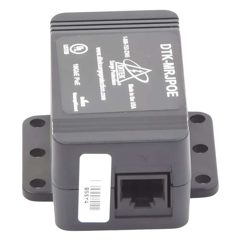 Protector PoE / RJ45 Hembra / 10 GbE / PoE y HiPoE / Cámaras IP y WAP – vista 2