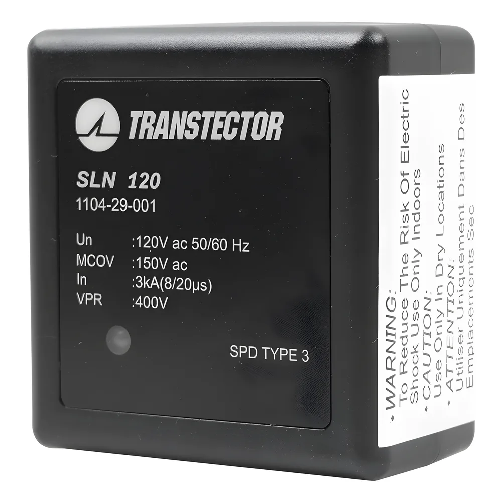 Protector Sobretensión 120 VAC / SASD / Clavija 5-15R / 5 kA / Plug-in / UL 1449