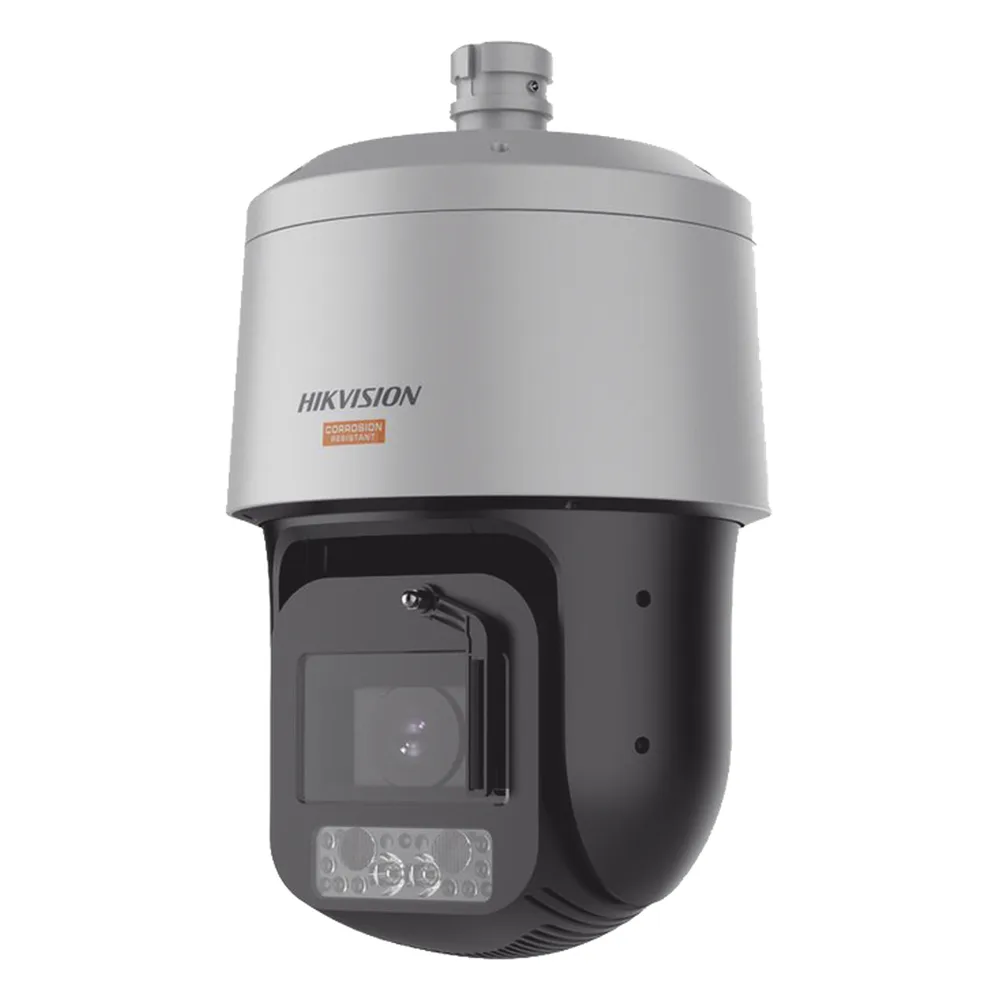PTZ IP 4 Megapixel / 42X Zoom / Dual Light (500 mts IR / 100 mts Luz Blanca) / Polimero Anticorrosivo (Ideal para Zonas Costeras o Alta Salinidad) / AutoSeguimiento / DARKFIGHTER / EIS / Exterior IP67 / NEMA 4X / C5 / Wiper – vista 2