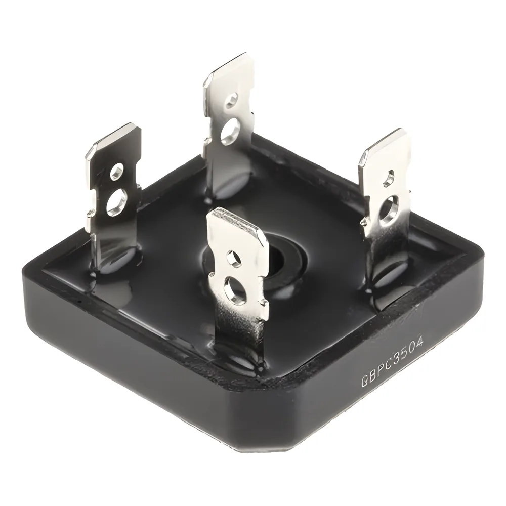 Puente de Diodos Rectificador, 35A, 400 PIV, 29 x 29 mm.
