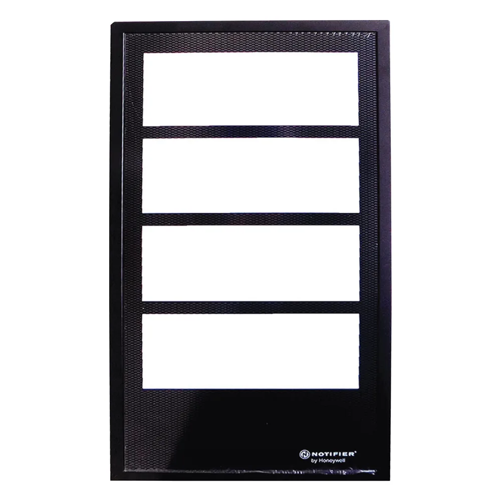 Puerta con ventana para gabinete de cuatro niveles, acero calibre 16, color negro