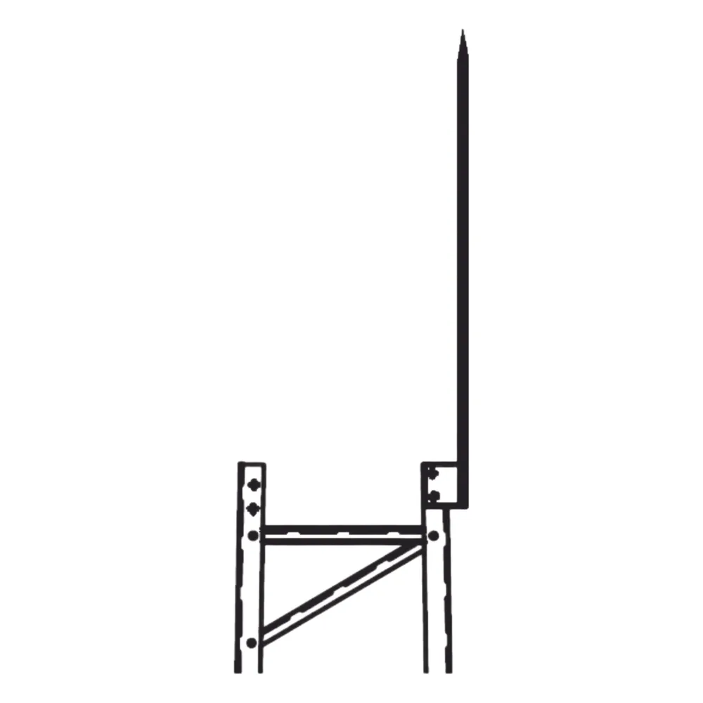 Punta Pararrayo Maciza para Estructura de Torre TITAN.