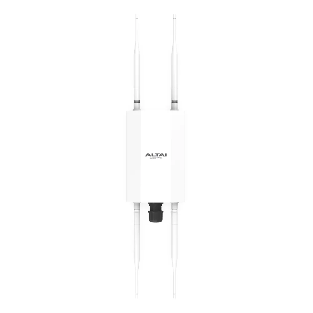 Punto de Acceso Súper WiFi 6 y PTMP para Exterior, Hasta 250 m de Cobertura, Doble Banda Simultanea, 574 Mbps en 2.4 GHz y 1.2 Gbps en 5GHz, 256 Usuarios Concurrentes  por Banda,  Administración en Nube Gratis con INSIGHTS