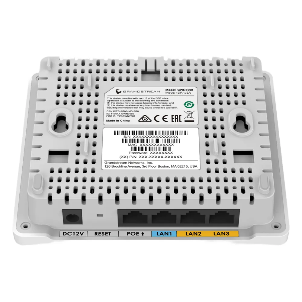 Punto de Acceso Wi-Fi 6 AX3000 / 3 Gbps / 2 Puertos Gigabit con PoE / MU-MIMO 2x2 (2.4GHz) y 3x3 (5GHz) / Hasta 256 Clientes Simultáneos / Cobertura de 100 mts / Gestión en la Nube GDMS – vista 5
