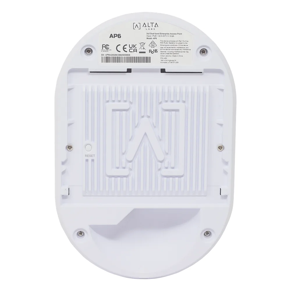Punto de Acceso Wi-Fi 6 de 3 Gbps para 300 Usuarios, MU-MIMO 2x2 / Adopción Fácil por Bluetooth / Para Interior / Montaje Rápido QuickMount™ para Techo o Pared / DPI para Bloqueo de Aplicaciones / Equipo de USA – vista 3