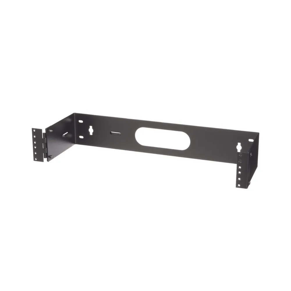 Rack Abierto de Instalación en Pared con Bisagras, Profundidad de 159 mm, 19 in de Ancho, 2 UR, Color Negro – vista 2