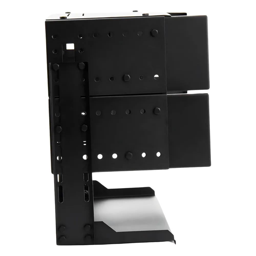 Rack Abierto de montaje en Pared, de 19in, 5 Unidades de rack, Profundidad Ajustable (8" a 12") con Charola de Uso Múltiple. – vista 2