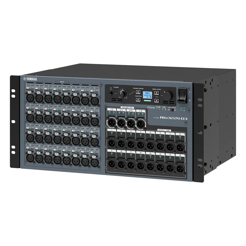 RACK DE EXPANSION E/S PARA CONSOLA DE AUDIO 32 IN X 24 OUT, DANTE – vista 4