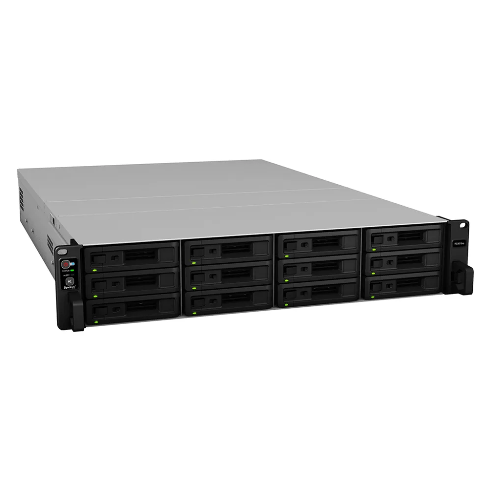 RackStation RS3618xs | Almacenamiento Empresarial | CPU Intel Xeon D-1521 | 12 Bahías | Escalable a 36 Bahías | 8GB DDR4 ECC | 10GbE | Compatibilidad con Virtualización . – vista 3