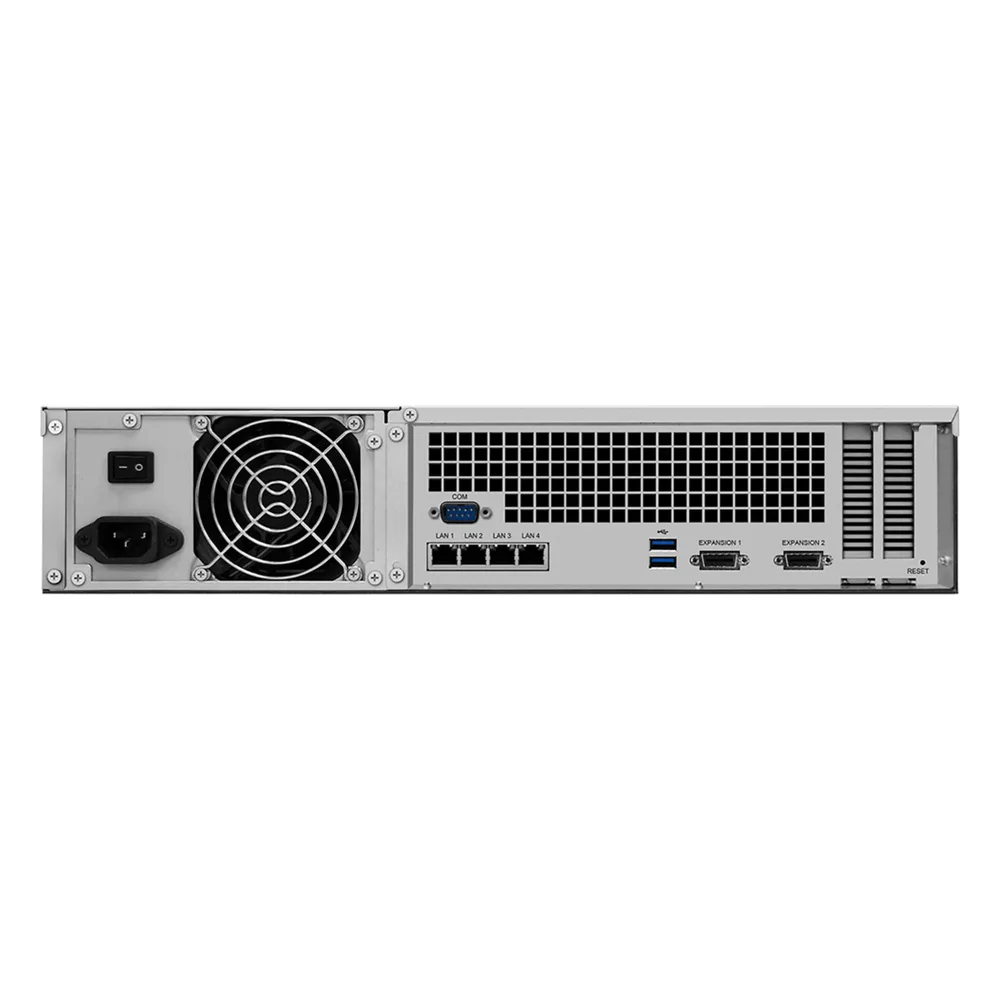 RackStation RS3618xs | Almacenamiento Empresarial | CPU Intel Xeon D-1521 | 12 Bahías | Escalable a 36 Bahías | 8GB DDR4 ECC | 10GbE | Compatibilidad con Virtualización . – vista 7