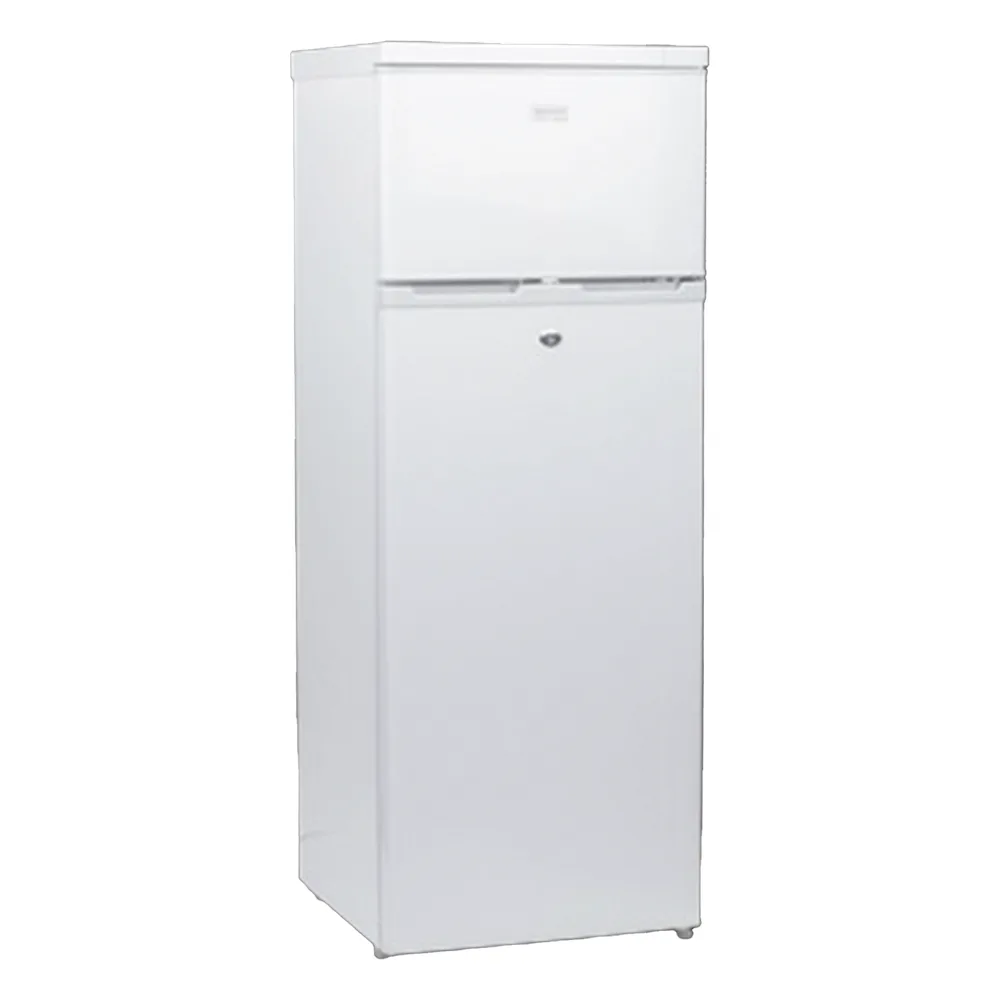 Refrigerador Combinado Solar de 220L (7.7 ft3) - 12/24V, Alta Capacidad, Optimo Para Operación Sin Red Eléctrica, Rendimiento Superior.