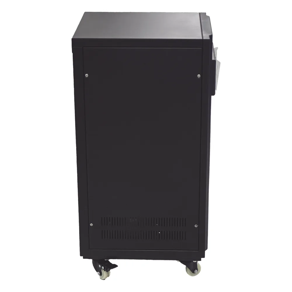 Regulador de Voltaje Industrial Trifásico 10 kVA/8 kW 220/110 V / Entrada 176-264 V Vca / Salida 215.6-224.4 Vca – vista 4