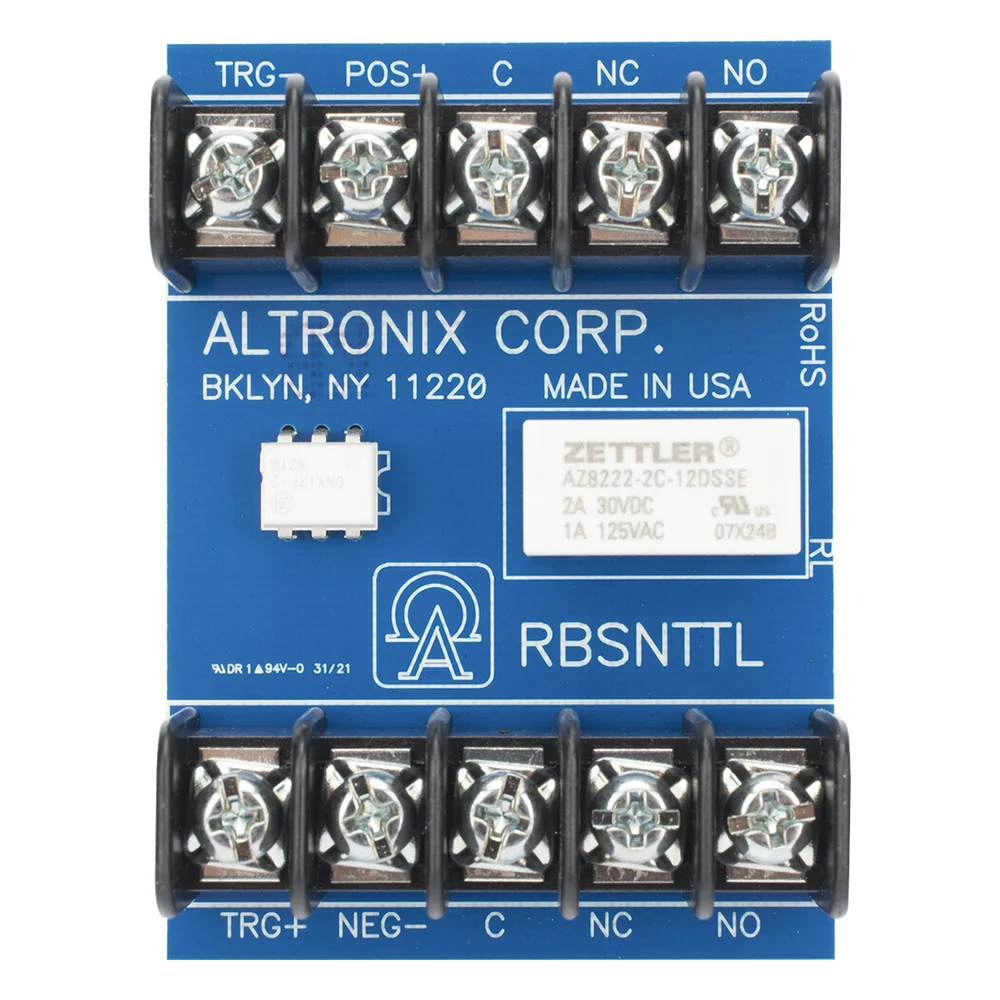 Relé Ultrasensible / Trigger 3-24VDC / Contactos DPDT 1A/120VAC o 2A/28VDC / Operación 12-24VDC / Para Sirenas y Paneles de Alarma