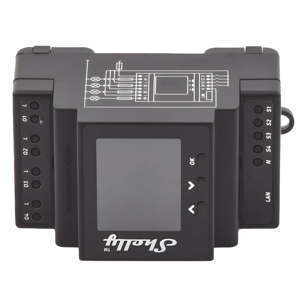 Relevador 40A inalámbrico WIFI y Ethernet / 4 canales inteligentes / 10A por canal, 110-230 V /montaje riel DIN