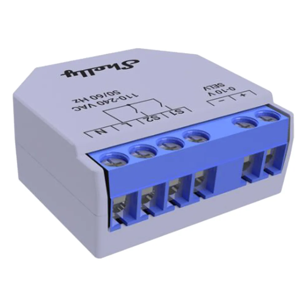 Relevador DIMMER 0-10V / Industrial y residencial inteligente /  Soporta Google y Alexa / Nube P2P y local / Ideal para atenuar iluminación.