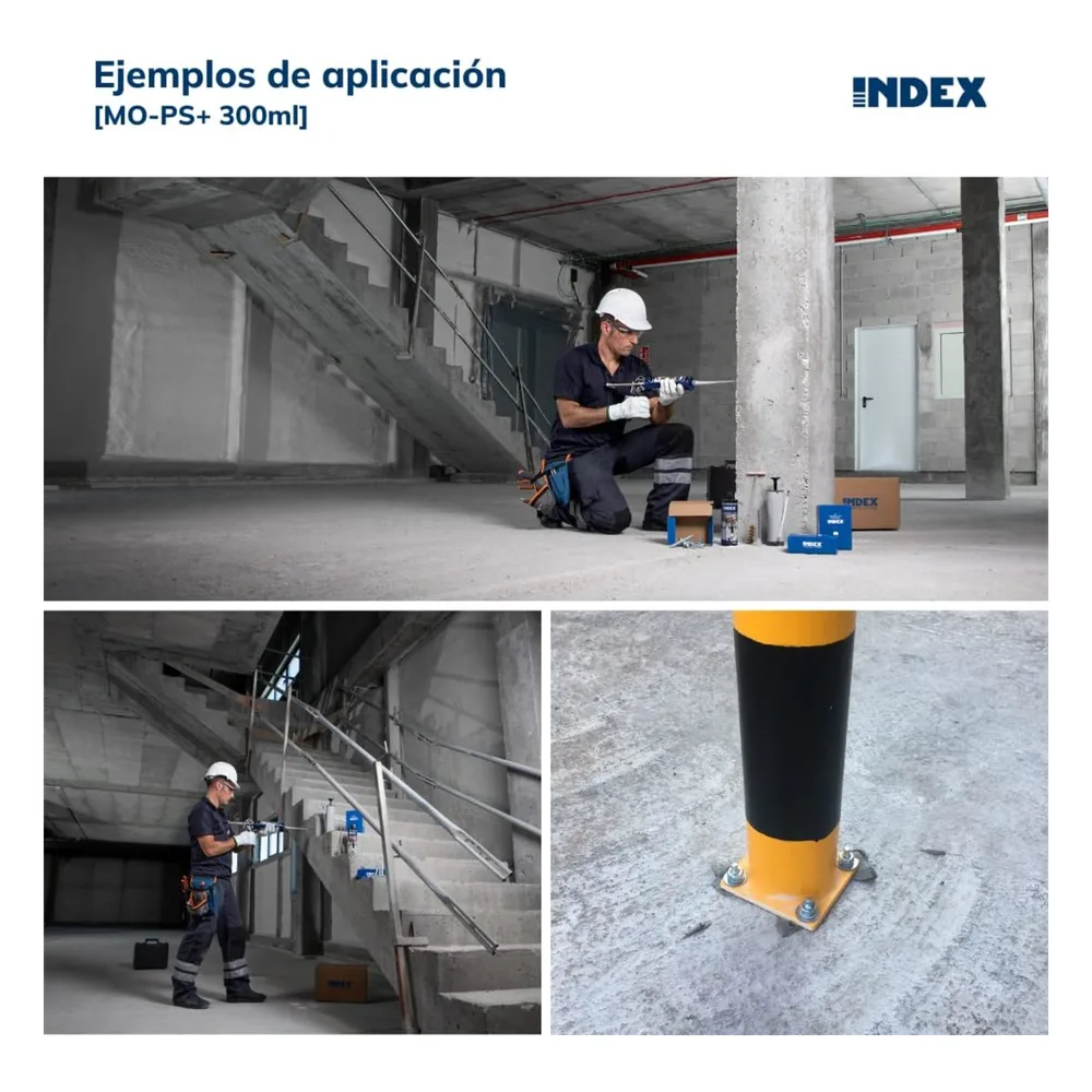 Resina de Polyester sin Estireno para Cargas Medias para Fijaciones en Hormigón no Fisurado y Mampostería / Curado Rápido  / Contenido 300ml. – vista 2