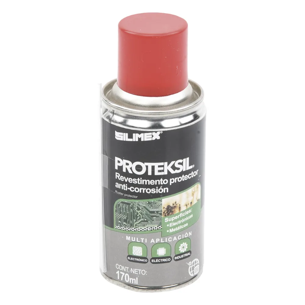 Revestimiento Protector Anti-Corrosión en Aerosol, Protege circuitos y conductores Electricos, es Ideal para usarse en Ambientes Altamente Húmedos, 170 ml.