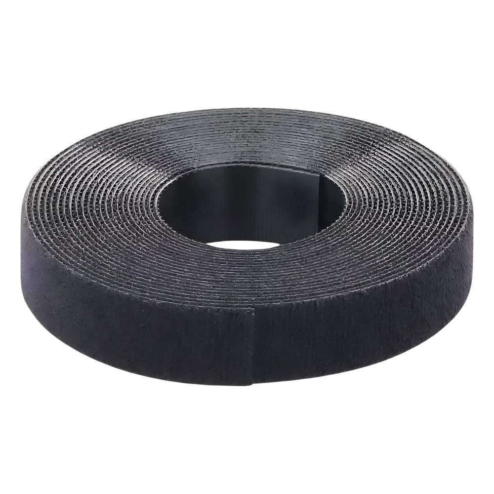 Rollo de Cinta de Contacto, de 15 Pies (4.5m) de Largo, 19.1 mm de Ancho, Color Negro – vista 3