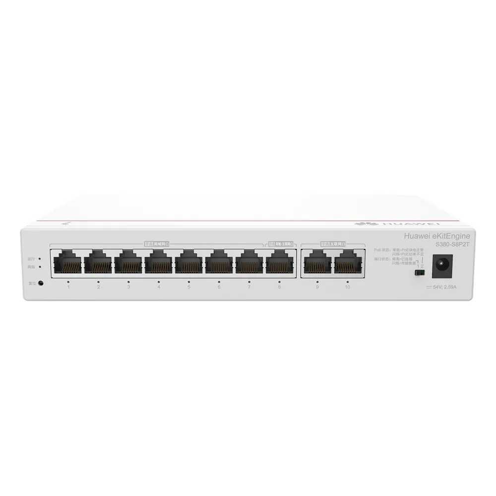 Router eKit / 2 Puertos WAN Gigabit / 1 Puerto LAN/WAN Gigabit  / 7 Puertos PoE LAN Gigabit / Presupuesto PoE 124 W / Rendimiento de 2 Gbps / Controlador (64 APs) / Hasta 250 clientes / Libre de licenciamiento
