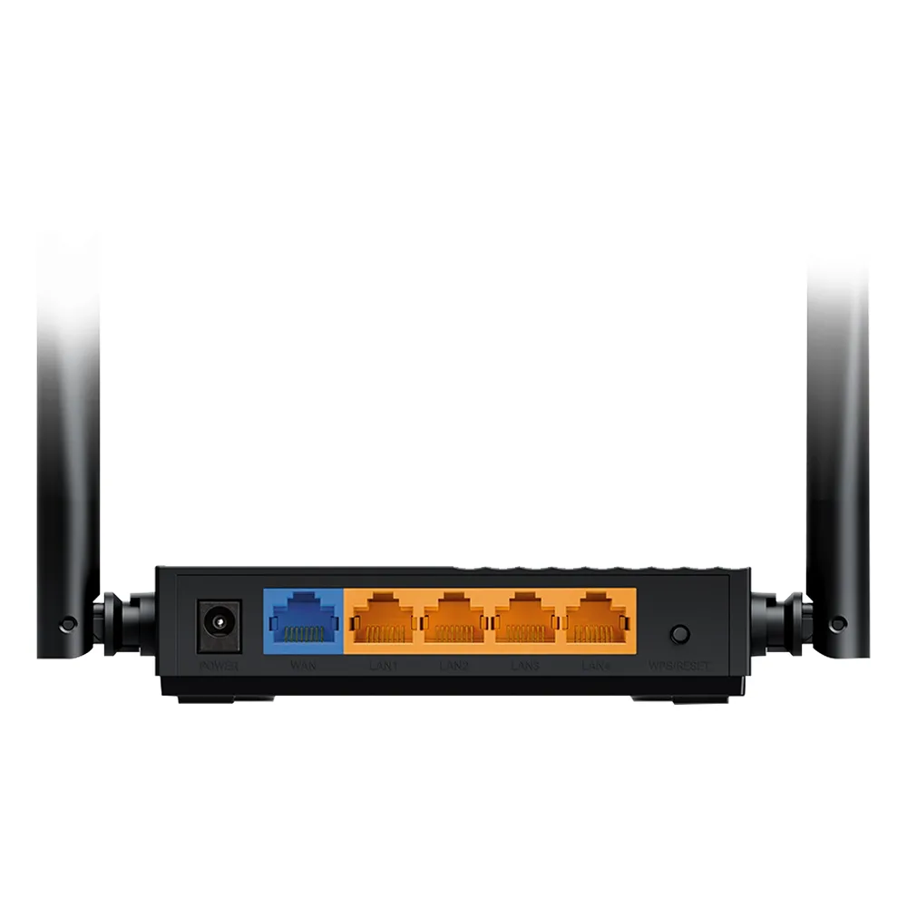 Router Inalámbrico AC 1200 / Doble Banda MU-MIMO / 1 puerto WAN 10/100/1000 Mbps / 4 puertos LAN 10/100/1000 Mbps / Compatible con EasyMesh / Administración Web o App Tether – vista 3