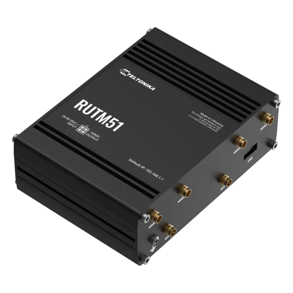 Router Industrial 5G LTE con 2 Ranuras SIM/ 5 Puertos Gigabit/ Wi-Fi con Doble Banda/ Soporta VPN Servidor-Cliente/ Compatible con RMS – vista 3