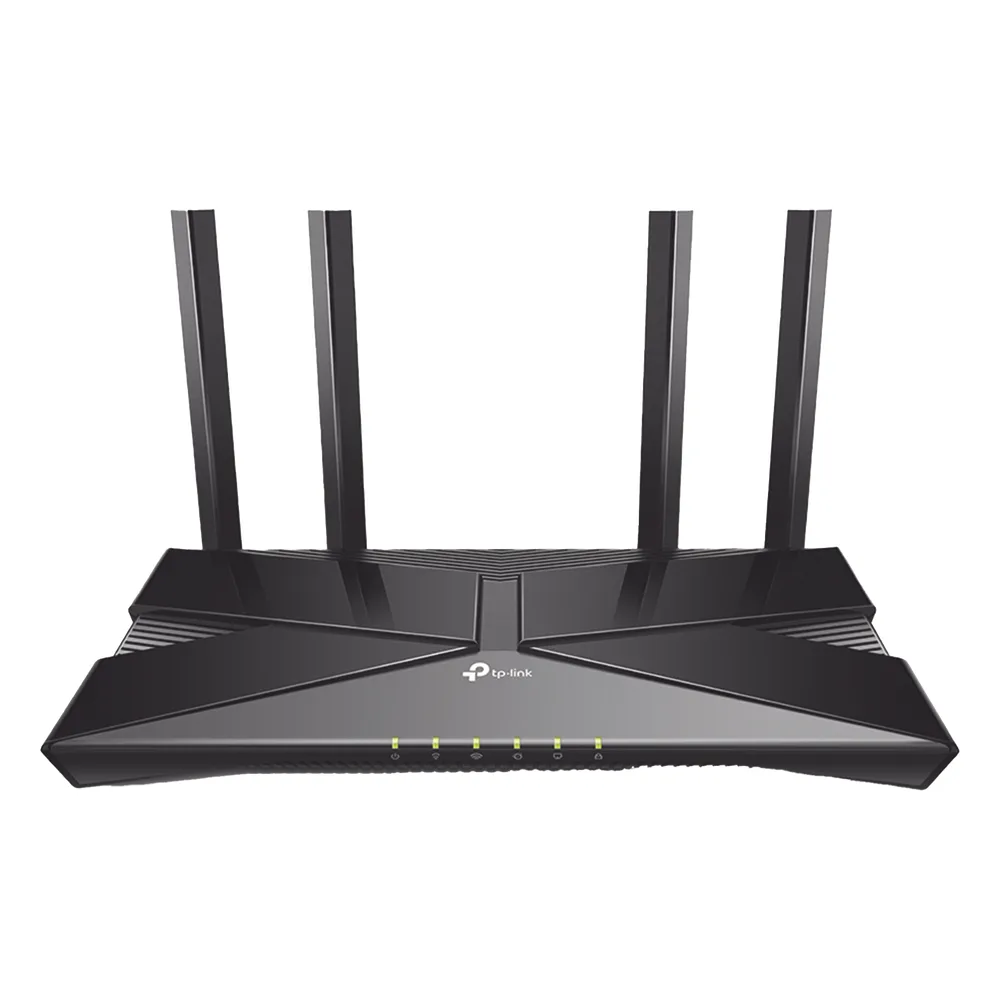 Router WiFi6 AX1800 / MIMO 2X2 / EasyMesh / 1 Puertos Gigabit WAN + 4 Puertos Gigabit LAN / OFDMA / Beamforming / WPA3 / Tether App / HomeShield – vista 2