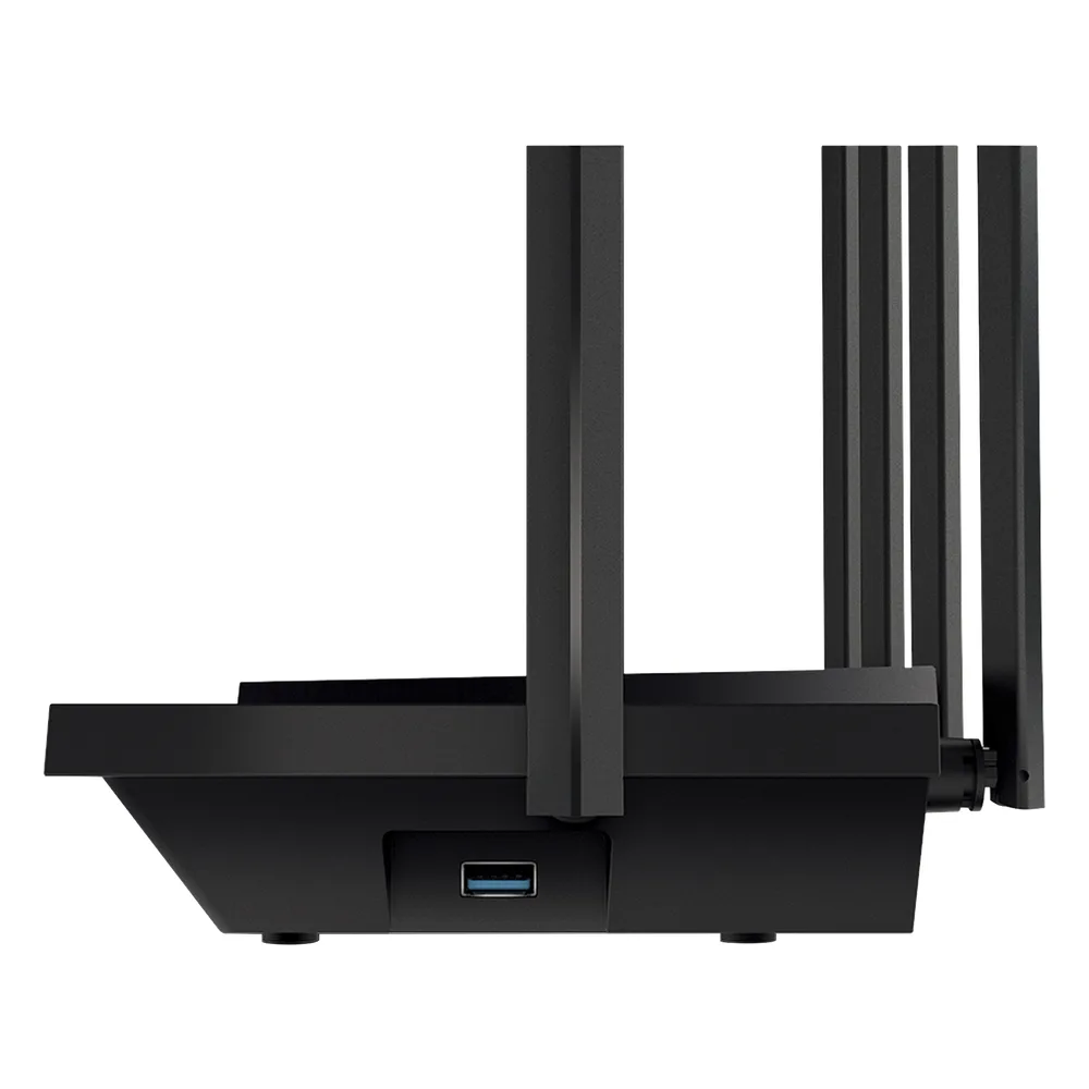 Router WiFi6 AX54000 / MIMO 4X4 / EasyMesh / 1 Puertos Gigabit WAN + 4 Puertos Gigabit LAN / OFDMA / Beamforming / WPA3 / Tether App / HomeShield / USB 3.0 – vista 2