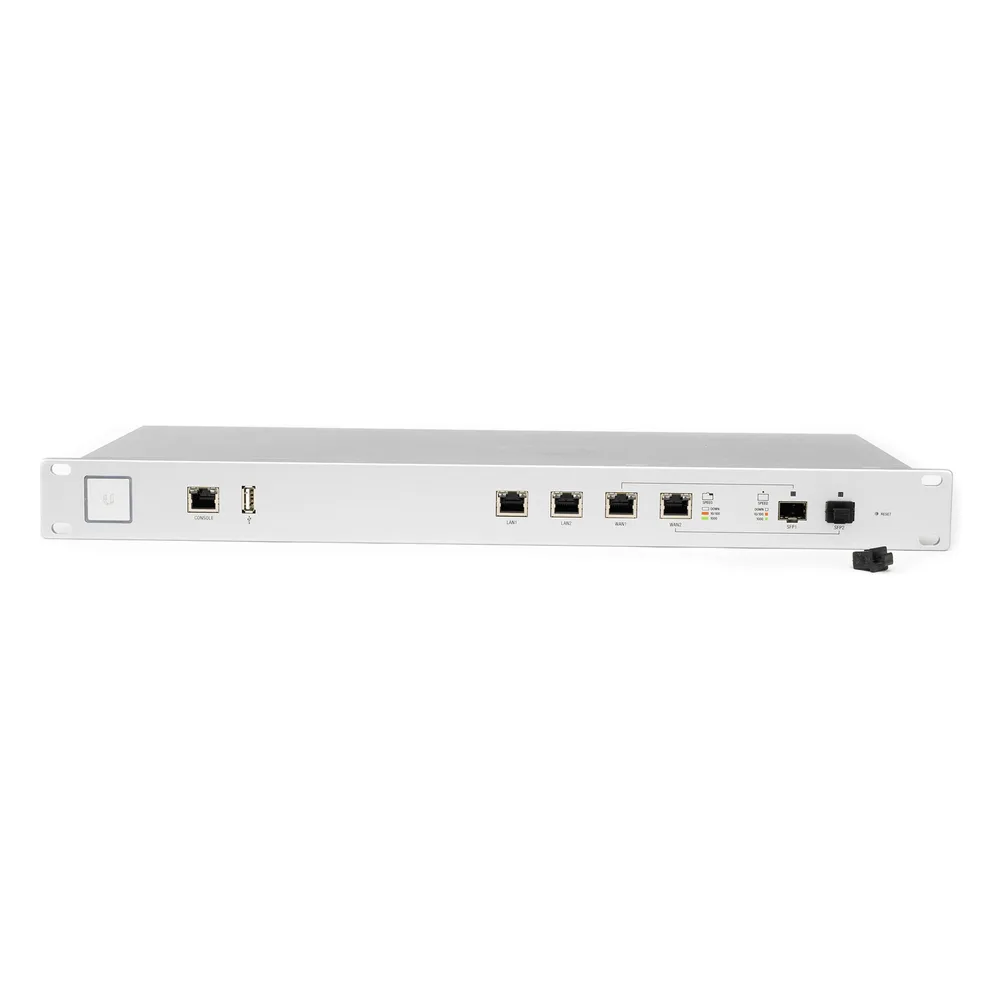 Ruteador UniFi para medianas y grandes empresas con funciones de firewall, soporta balanceo de carga y Fail Over entre 2 WAN – vista 2