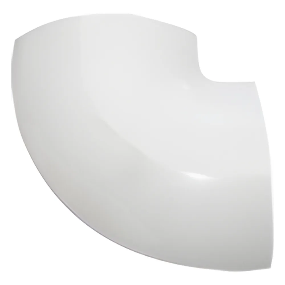 Sección en "L" color blanco de PVC auto extinguible, para canaleta DMC4FT (9430-02001)