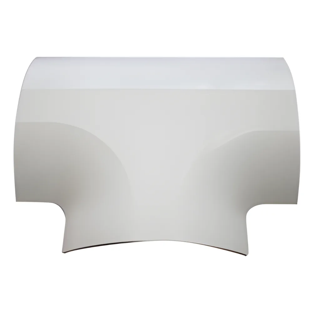 Sección en "T" color blanco de PVC auto extinguible para canaleta DMC4FT (9440-02001)