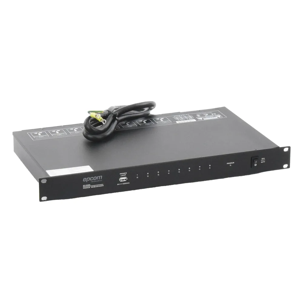 Secuenciador de Potencia | 8 Salidas | Delay de activación de 1 segundo | Recomendado para rack de amplificación, Videowall, o equipos de alta potencia. – vista 4