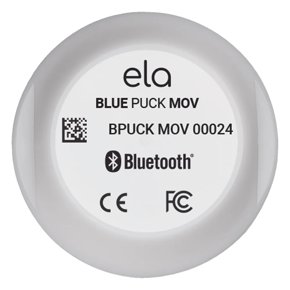 Sensor BLE de Movimiento y Vibración BLUEPUCK MOV — IP68, Acelerómetro 3 Ejes, Alcance 500m, Compatible Teltonika/Ruptela/TopFly
