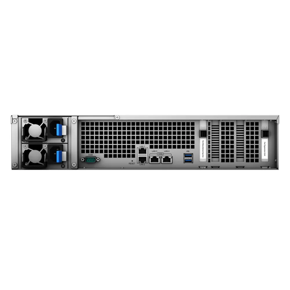 Servidor All-Flash Synology FlashStation FS6400 | 24 Bahías SAS-SATA | Dual Intel Xeon Silver 4110 | 32GB DDR4 ECC RDIMM | 10GbE | Escalable hasta 72 Unidades. – vista 7