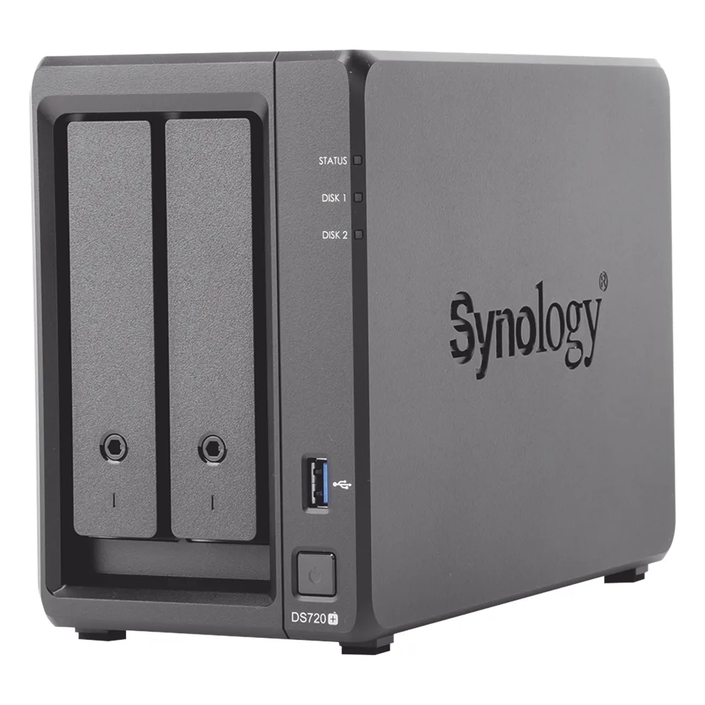 Servidor NAS de escritorio con 2 bahías / Expandible a 7 bahías / Hasta 112 TB