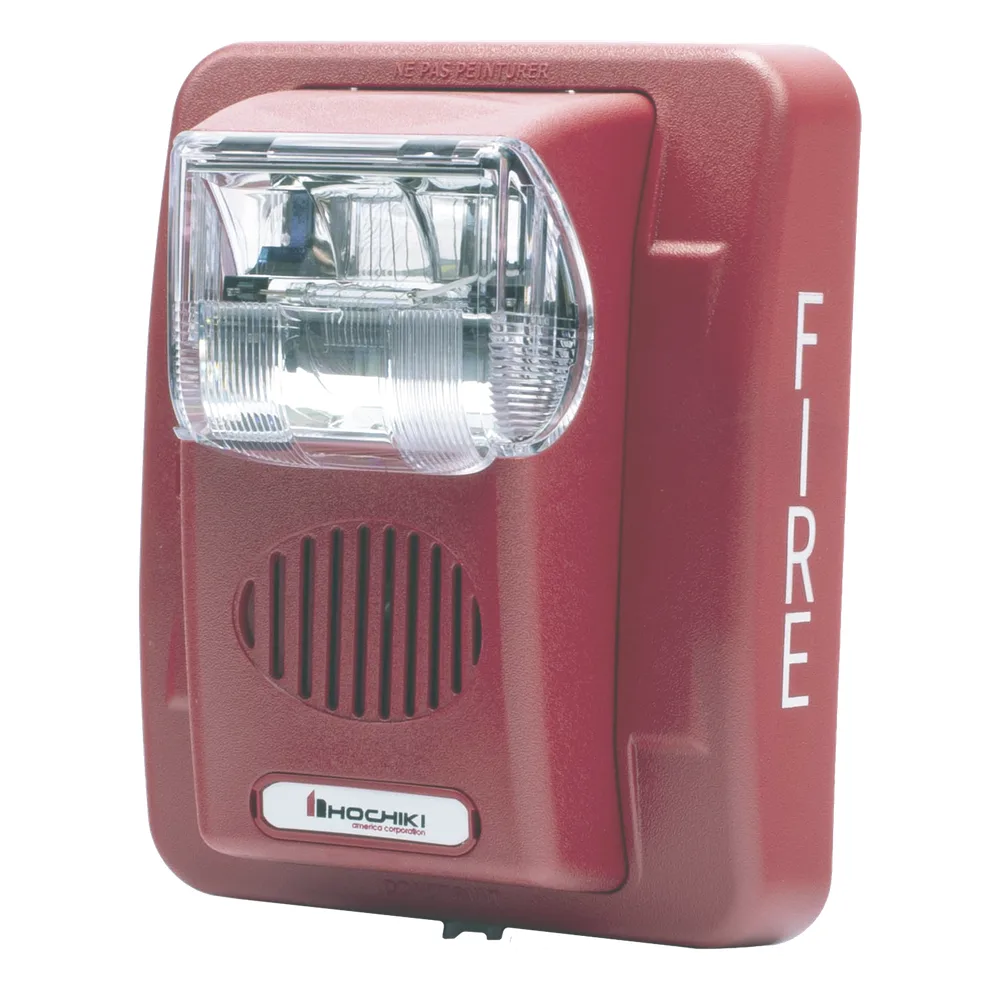 Sirena Estrobo, 24 Vcd, Multi-Candela 15 hasta 110 cd, Montaje En Pared, Color Rojo, Serie HEC3 (0500-06020), Hochiki – vista 4