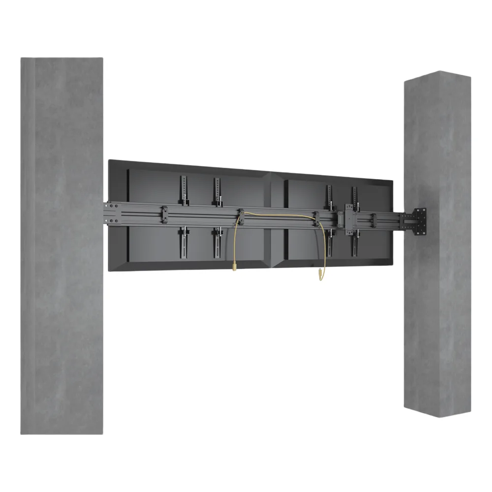 Sistema de Montaje en Pared / Rieles 2000 mm (78.7 in) / Estructura Modular / Soporte Ajustable / Incluye Herramientas y Tornillería Completa – vista 3