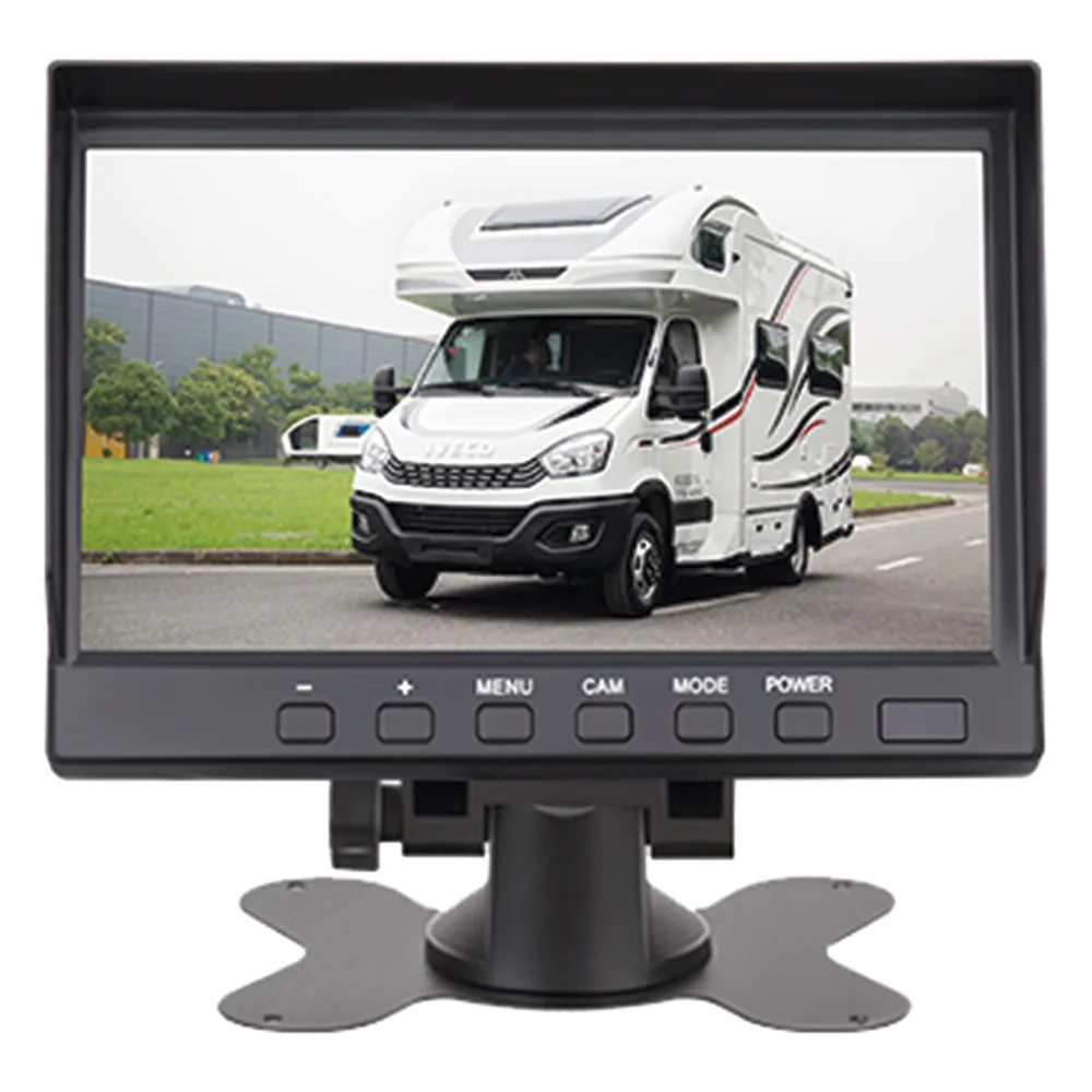Sistema Profesional de Cámara de Reversa y Monitor Alámbrico para Vehículos de Trabajo y Montacargas – vista 2