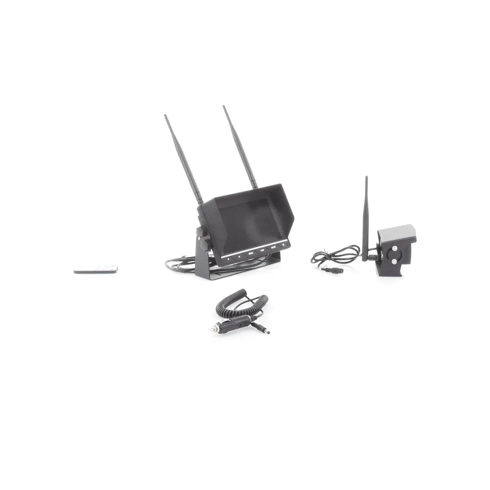 Sistema Profesional Inalámbrico de Cámara de Reversa Infrarroja y Monitor de 7" para Vehículos de Trabajo y Montacargas – vista 12