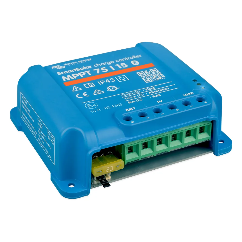 SmartSolar MPPT 75/15 / Controlador de Carga Solar MPPT 15A / 12/24 Vcc en baterías / IP43 – vista 2