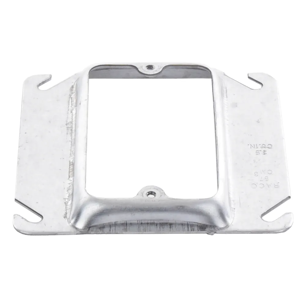 Sobretapa Cuadrada Galvanizada  de 4", realce de 1/2". – vista 5